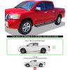 imageAPS Running Boards Nerf Bars Side Steps Step Bars Compatible with Nissan Titan 20042015 ampamp 20172025 Crew Cab ampamp Titan XD 1625 Black Powder Coated Running Board StyleStainless Steel Black