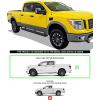 imageAPS Running Boards Nerf Bars Side Steps Step Bars Compatible with Nissan Titan 20042015 ampamp 20172025 Crew Cab ampamp Titan XD 1625 Black Powder Coated Running Board StyleStainless Steel Black