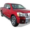 imageAPS Running Boards Nerf Bars Side Steps Step Bars Compatible with Nissan Titan 20042015 ampamp 20172025 Crew Cab ampamp Titan XD 1625 Black Powder Coated Running Board StyleAluminum Silver
