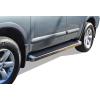 imageAPS Running Boards Nerf Bars Side Steps Step Bars Compatible with Nissan Titan 20042015 ampamp 20172025 Crew Cab ampamp Titan XD 1625 Black Powder Coated Running Board StyleAluminum Silver