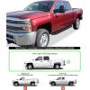 imageAPS 6inch Black Flat Style Running Boards Side Bars Side Steps Compatible with Chevy Silverado GMC Sierra 1500 2500 3500 20012006 Crew Cab ampamp Classic 07