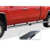 imageAPS Black Running Boards Style Compatible with Chevy Silverado GMC Sierra 1500 2500 3500 20012006 Crew Cab ampamp Classic 07 Side Steps Side Bars 6in WideSilver