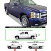 imageAPS Black Running Boards Style Compatible with Chevy Silverado GMC Sierra 1500 2500 3500 20012006 Crew Cab ampamp Classic 07 Side Steps Side Bars 6in WideAluminum Silver