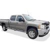 imageAPS Black Running Boards Style Compatible with Chevy Silverado GMC Sierra 1500 2500 3500 20012006 Crew Cab ampamp Classic 07 Side Steps Side Bars 6in WideSilver