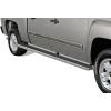 imageAPS Black Running Boards Style Compatible with Chevy Silverado GMC Sierra 1500 2500 3500 20012006 Crew Cab ampamp Classic 07 Side Steps Side Bars 6in WideAluminum Silver