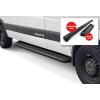 imageAPS Premium Running Boards 6in Black Compatible with Dodge MercedesBenz Sprinter 1025