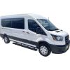 imageAPS Running Boards 6 inches Matte Black Compatible with Ford Transit 20152025 Full Size Van 3Door Exclude 20222025 ETransit Stainless Steel Nerf Bars Side Steps Side Bars