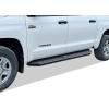 imageAPS 6inch Black Powder Coated Flat Style Running Boards Nerf Bars Side Steps Compatible with Toyota Tundra 20072021 CrewMax