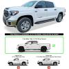 imageAPS 6inch Black Powder Coated Flat Style Running Boards Nerf Bars Side Steps Compatible with Toyota Tundra 20072021 CrewMax
