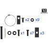 imageAPS Assembly Class 1 Trailer Hitch 125 Inches Receiver Tube Towing Hitch Compatible with 20072016 CRV