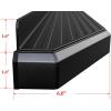 imageAPS Black Running Boards Style Compatible with Toyota Tundra 20072021 CrewMax Side Steps Side Bars 6in WideBlack