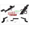 imageAPS Class 1 Tow Trailer Hitch Compatible with Civic 20062015 ampamp Compatible with ILX 20132021 Rear Receiver Towing Hitch Combo with Cover Kit Hitch Cover Included OE Style 125 Inches