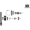 imageAPS Class 1 Tow Trailer Hitch Compatible with Civic 20062015 ampamp Compatible with ILX 20132021 Rear Receiver Towing Hitch Combo with Cover Kit Hitch Cover Included OE Style 125 Inches