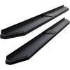 imageAPS 6inch Black Powder Coated Flat Style Running Boards Nerf Bars Side Steps Compatible with Toyota Tundra 20072021 CrewMax