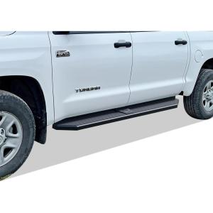 imageAPS Black Running Boards Style Compatible with Toyota Tundra 20072021 CrewMax Side Steps Side Bars 6in WideBlack