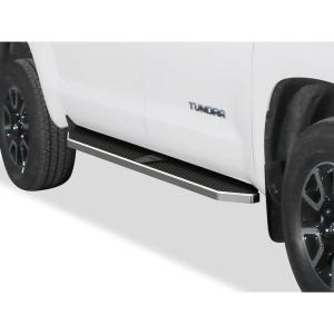 imageAPS Black Running Boards Style Compatible with Toyota Tundra 20072021 CrewMax Side Steps Side Bars 6in WidePolished