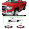 imageAPS Running Boards Side Steps Compatible with Chevy Silverado GMC Sierra 1500 2500 19992013 Regular Cab ampamp 2500HD 3500 20012014 Exclude CK Classic Stainless Steel Black Powder Coated 5inStainless Steel Black
