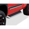imageAPS Running Boards Side Steps Compatible with Chevy Silverado GMC Sierra 1500 2500 19992013 Regular Cab ampamp 2500HD 3500 20012014 Exclude CK Classic Stainless Steel Black Powder Coated 5inAluminum Silver