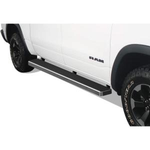 imageAPS Running Boards 5 inches Compatible with Ram 1500 20192025 Crew Cab Will Not Fit 2018 Previous Generation Build in 1924 Stainless Steel Nerf Bars Side Steps Side BarsAluminum Silver