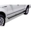 imageAPS Black Powder Coated 5 inches Wheel to Wheel Running Boards Nerf Bars Side Steps Compatible with Ford F150 20092014 SuperCrew Cab 55ft Bed Drilling RequiredAluminum Silver