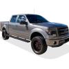 imageAPS Black Powder Coated 5 inches Wheel to Wheel Running Boards Nerf Bars Side Steps Compatible with Ford F150 20092014 SuperCrew Cab 55ft Bed Drilling RequiredAluminum Black