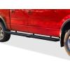imageAPS Black Powder Coated 5 inches Wheel to Wheel Running Boards Nerf Bars Side Steps Compatible with Ford F150 20092014 SuperCrew Cab 55ft Bed Drilling RequiredAluminum Black