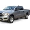 imageAPS iBoard Third Generation Black Stainless Steel Flat Style Running Boards Side Step for Selected Dodge Ram 1500 Crew CabAluminum Black