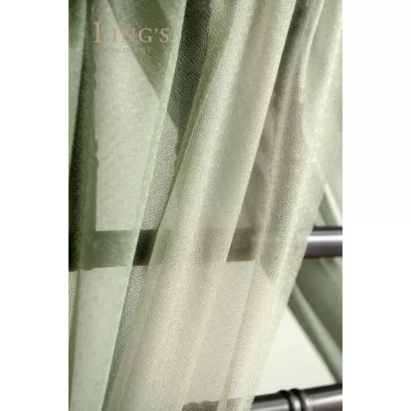 imageLings Moment Wedding Chiffon Chair Sashes Cover Aisle Decorations Draping Fabric WrinkleFree with Tie 16 Pcs Sage ampamp Milky Green for Party Ceremony Reception Floral Arrangement Banquet Outdoor DecorSage Green  Milky Green