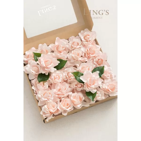 imageLings Moment Flowers 25pcs Fake Gardenia Lilac ampamp Purple Flowers Artificial Flowers with Stem Fake Flower for DIY Wedding Decorations Centerpieces Bouquets BoutonnieresPetal Pink
