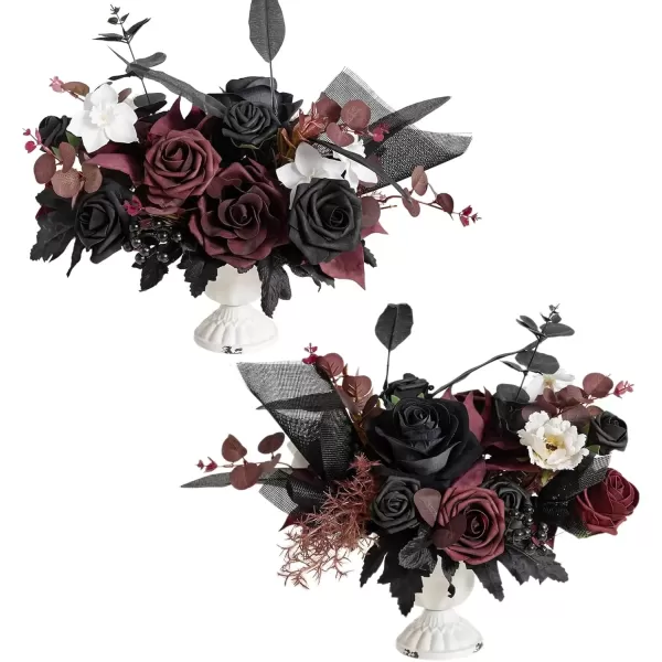 Black & Burgundy