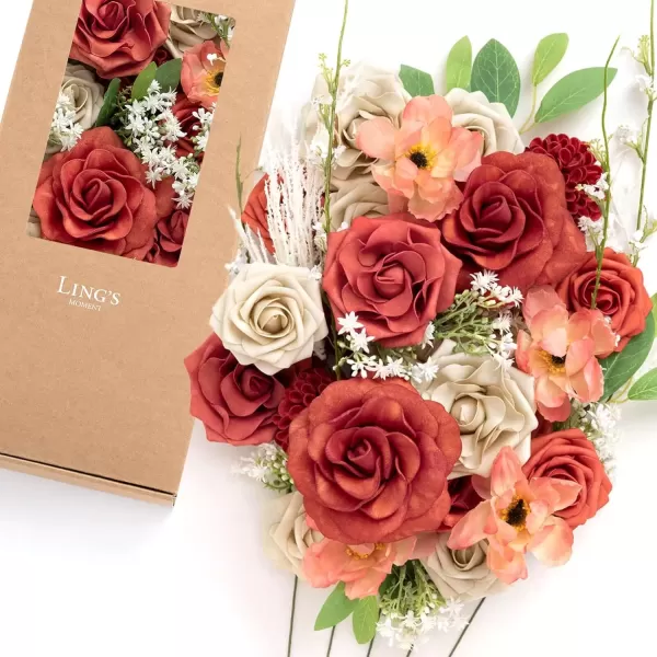 Blood Orange & Tawny Beige