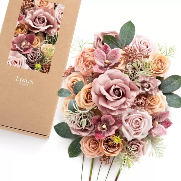 Dusty Rose & Peach