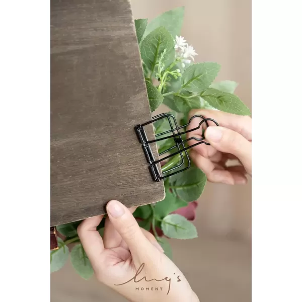 imageLings Moment 2pcs Fall Wedding Artificial Floral Swag Welcome Sign Flowers Backdrop Garland Navy ampamp Burnt Orange for Ceremony Reception Door Wall Home Decorations Entryway Outdoor Board Table DecorDusty Rose  Cream