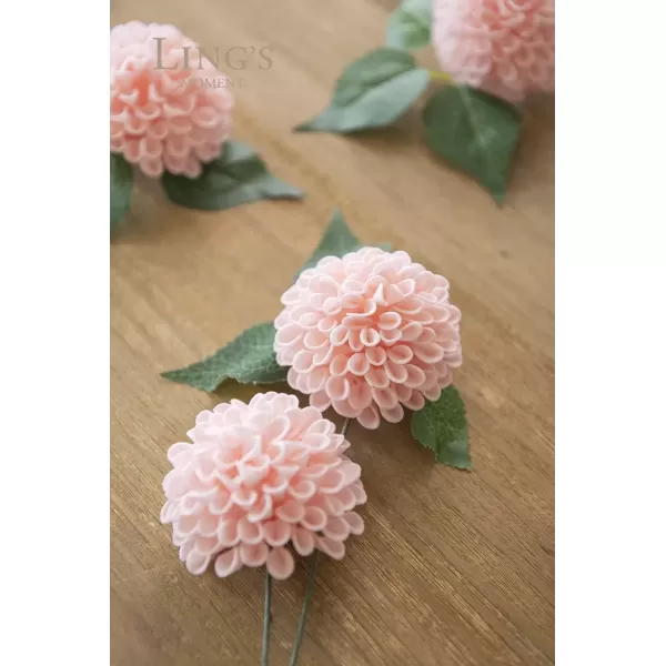 imageLings Moment Flowers 25quot Dahlia Artificial Flowers 25pcs Burgundy Flowers Faux Fake Flowers wStem for DIY Wedding Decor Centerpieces Arrangements Bouquets Bridal Shower Home DecorationsBlushfoam