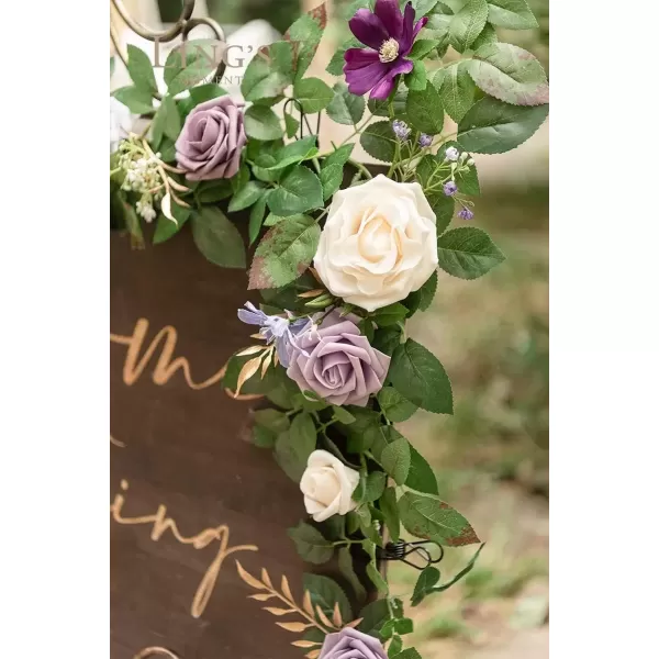 imageLings Moment Flowers Avalanche Rose 16pcs Burgundy Flowers 25quot ampamp 35quot Mixed Foam Fake Flowers with StemCream