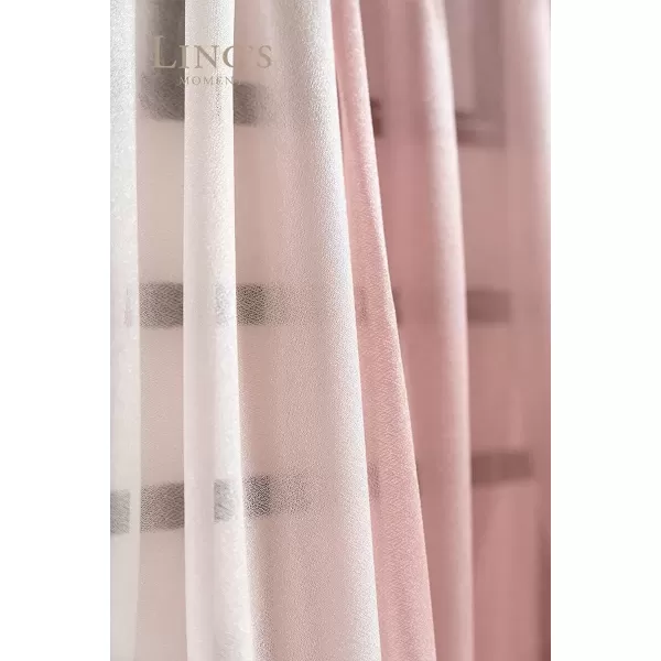 imageLings Moment 10ft x 10ft 2 Layer Ivory Chiffon Like Backdrop Curtains Cream White Sheer Fabric Beige Backdrop Drapes WrinkleFree Drapes for Baby Shower Wedding Arch Party Stage DecorationIvoryDusty Rose  Blush