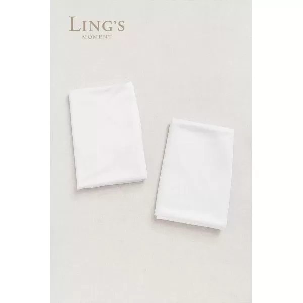 imageLings Moment 10ft x 10ft 2 Layer Ivory Chiffon Like Backdrop Curtains Cream White Sheer Fabric Beige Backdrop Drapes WrinkleFree Drapes for Baby Shower Wedding Arch Party Stage DecorationIvoryBrilliant White