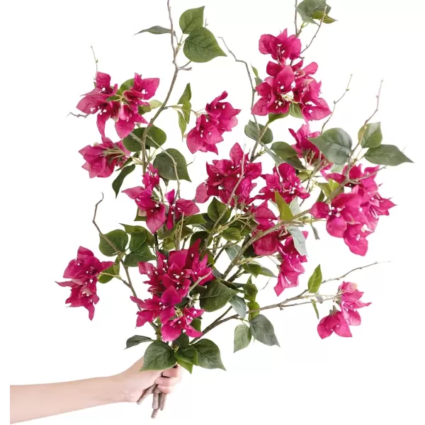 imageLings Moment Artificial Plants Bougainvillea Branches6Pcs 175quot Tall Fake Greenery Flowers Filler Decor wStems Realistic Texture Plants for Wedding BouquetsTable Centerpieces RoomOutdoorWall