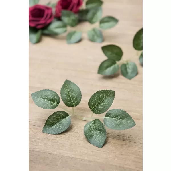 imageLings Moment Artificial Plants Bulk Rose Leaves Decor35Pcs Fake Greenery Filler Decorations Realistic Texture Plants for Wedding BouquetsTable Centerpieces GardenPot and Floral Arrangement