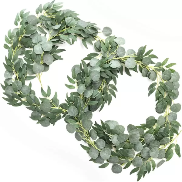 Sage Green Eucalyptus and Willow Garland