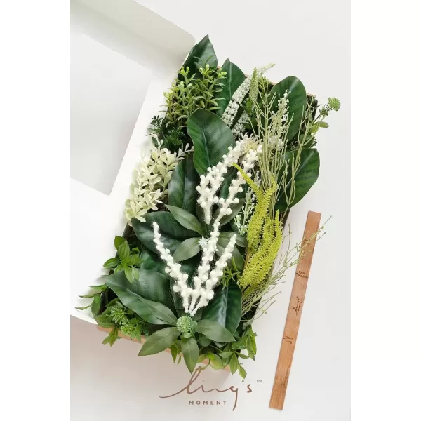 imageLings Moment Caly Aster ampamp Nude Artificial Flowers and Greenery Deluxe Combo Box Set Fake Flower for DIY Wedding Bridal Bouquet Centerpieces Decor Floral Arrangement Decor etcA1white  Tropical Green