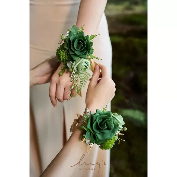 imageLings Moment Caly Aster ampamp Nude Artificial Flowers and Greenery Deluxe Combo Box Set Fake Flower for DIY Wedding Bridal Bouquet Centerpieces Decor Floral Arrangement Decor etcA2emerald  Gold