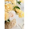 imageLings Moment Artificial Flowers Fake Faux Foam Roses Gardenia Combo for DIY Wedding Bouquets Centerpieces Arrangements Bridal Shower Party Home Decorations Dusty Blue ampamp White 24pcsCreamy Yellow  Cream