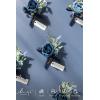 imageLings Moment Boutonniere for Men 6pcs Groom Groomsmen Boutonniere Artificial Flowers for Wedding DecorPromHomecoming etcBlueBlublue