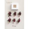 imageLings Moment Boutonniere for Men 6pcs Groom Groomsmen Boutonniere Artificial Flowers for Wedding DecorPromHomecoming etcBlueRedburgundy  Marsala