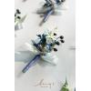 imageLings Moment Boutonniere for Men 10pcs Groomsmen Guest Boutonniere Artificial Flowers for Wedding DcorPromHomecomingetcBlack Gothic BurgundyBlunavy Blue  Berry