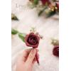 imageLings Moment Boutonniere for Men 10pcs Groomsmen Guest Boutonniere Artificial Flowers for Wedding DcorPromHomecomingetcBlack Gothic BurgundyRedburgundy  Red