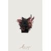 imageLings Moment Single Pocket Boutonniere for Man Groom Artificial Flowers for Wedding DecorPromHomecomingGraduation etcBlack Gothic Burgundy
