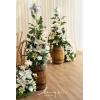 imageLings Moment 41quot Tall Free Standing Artificial Flowers Arrangements 2 pcs Wedding Arch Altar Stage Decorations Champagne Christmas for Ceremony Reception Rose Floral Party Outdoor Centerpieces Decor