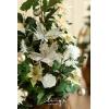 imageLings Moment 41quot Tall Free Standing Artificial Flowers Arrangements 2 pcs Wedding Arch Altar Stage Decorations Champagne Christmas for Ceremony Reception Rose Floral Party Outdoor Centerpieces Decor